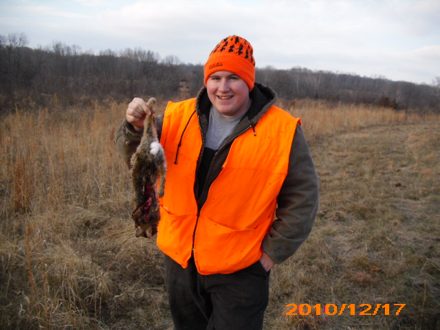 Ty's first Rabbit Dec. 2010