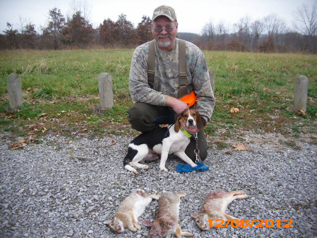 Terry With Hoss pup of Annie's